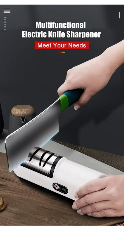 Electric Knife Sharpener (USB Rechargeable)
