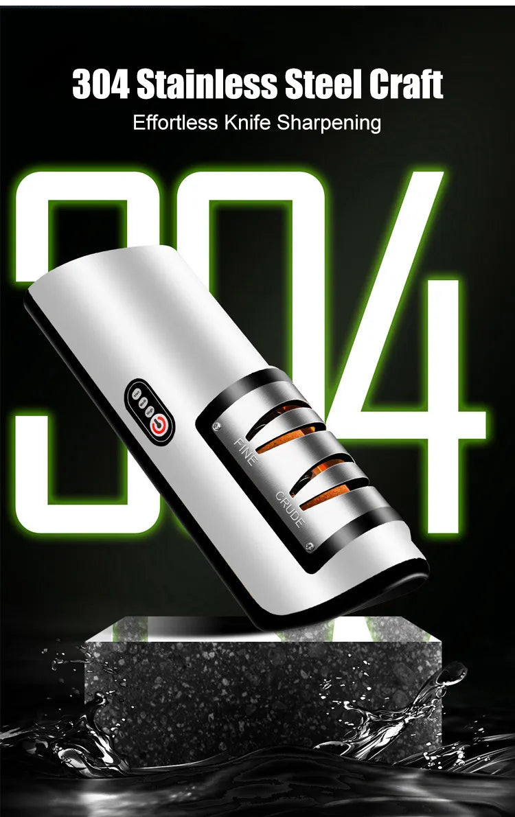 Electric Knife Sharpener (USB Rechargeable)